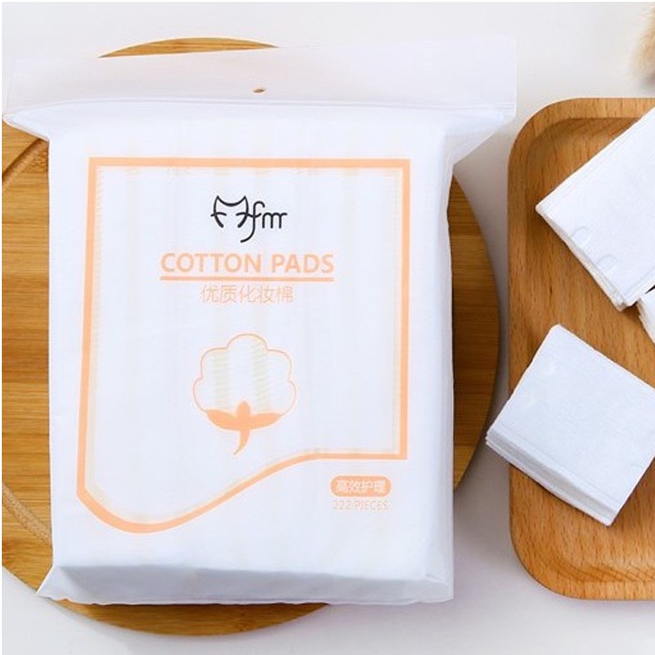 Bông tẩy trang 3 lớp Cotton Pads 222 miếng nội địa Trung