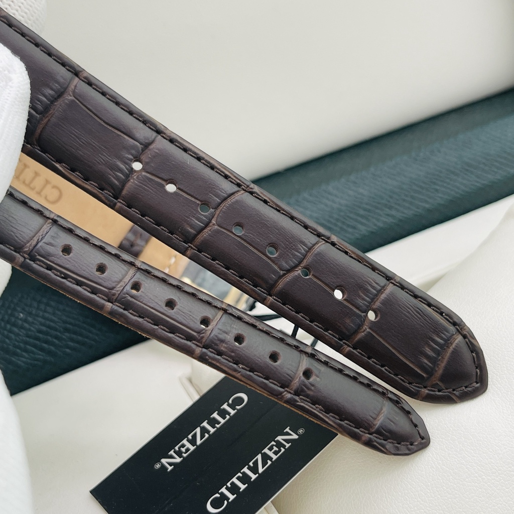 Đồng hồ đôi nam nữ dây da Citizen BD0043-08B ER0203-00B