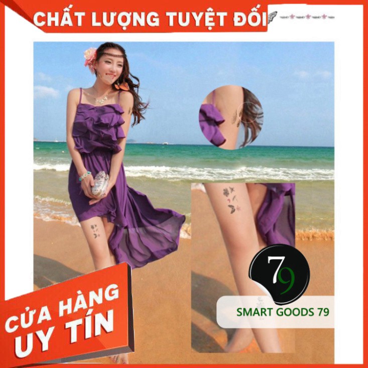 [ Chính Hãng ] [Freeship hàng cao cấp] Bô Hình xăm mini nhỏ đẹp dán chân tay lưng tạm thời cho nam nữ xinh cute tattoo n