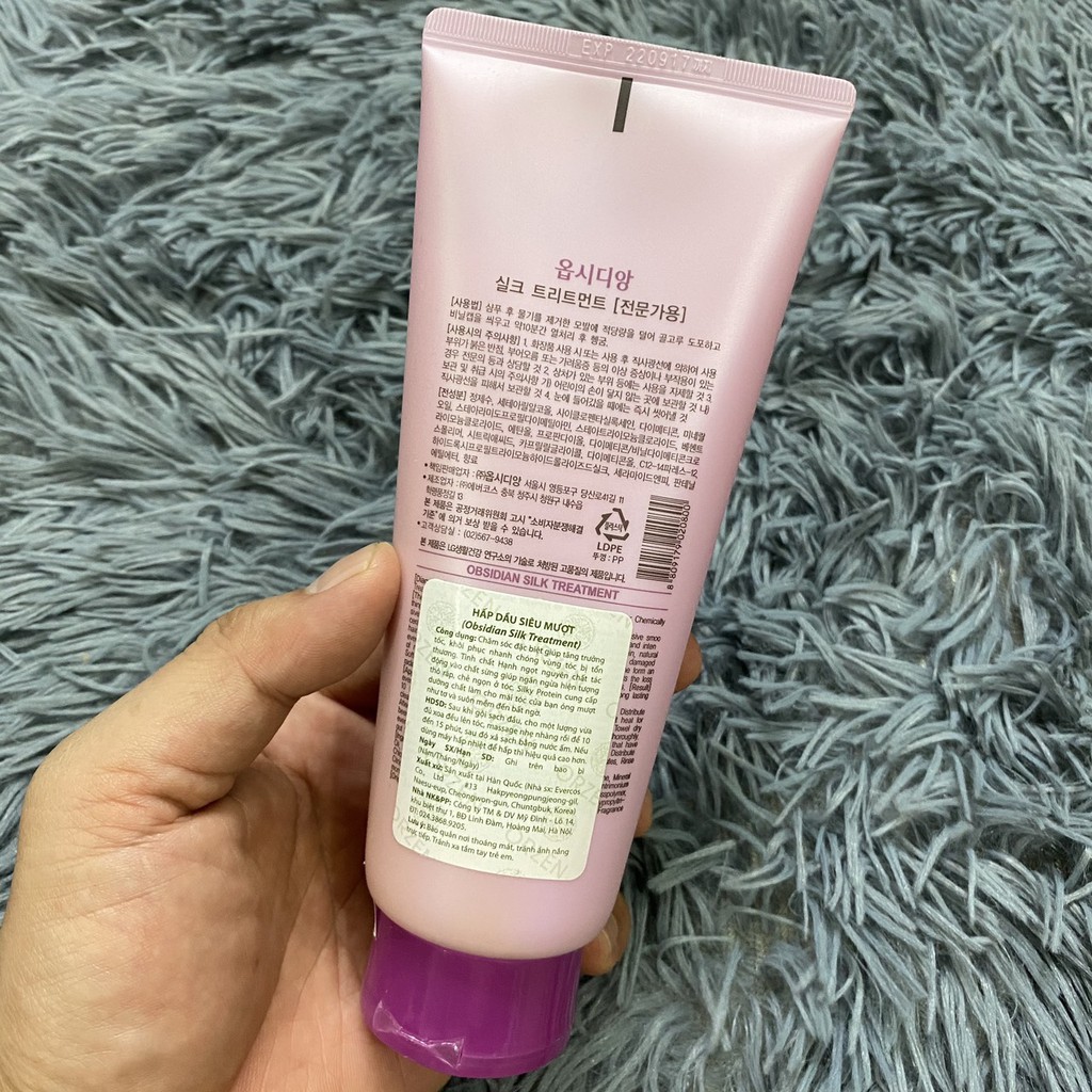 Hấp lạnh siêu mượt Obsidian Silk Treatment 220ml | BigBuy360 - bigbuy360.vn