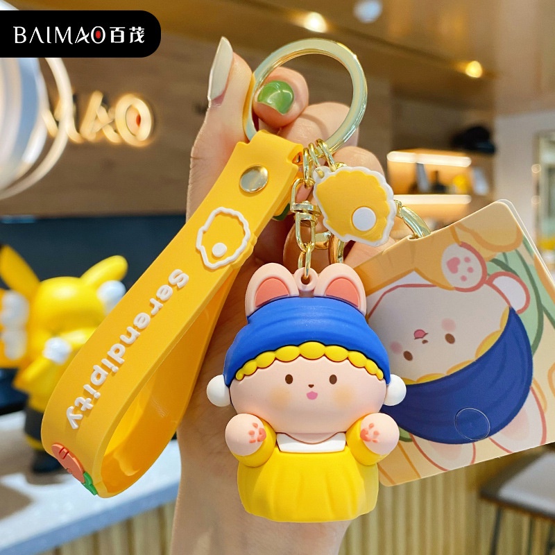 Bộ Móc Khóa Siêu Đáng Yêu + Kèm Bộ Chuông, Dây Cao Cấp