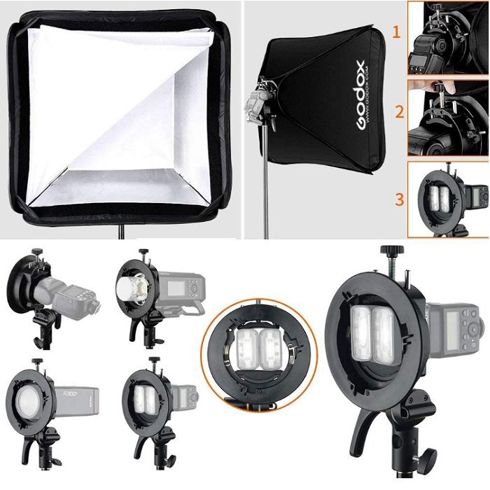 Softbox Godox SGGV8080 kèm ngàm S2