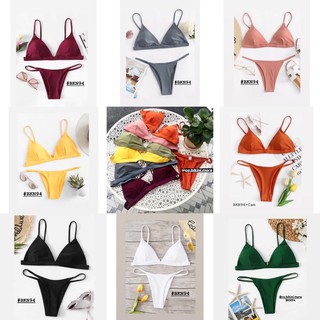 [BKN94] <ÂU> SET BIKINI TRIANGLE TÍM LILAC (10 MÀU)
