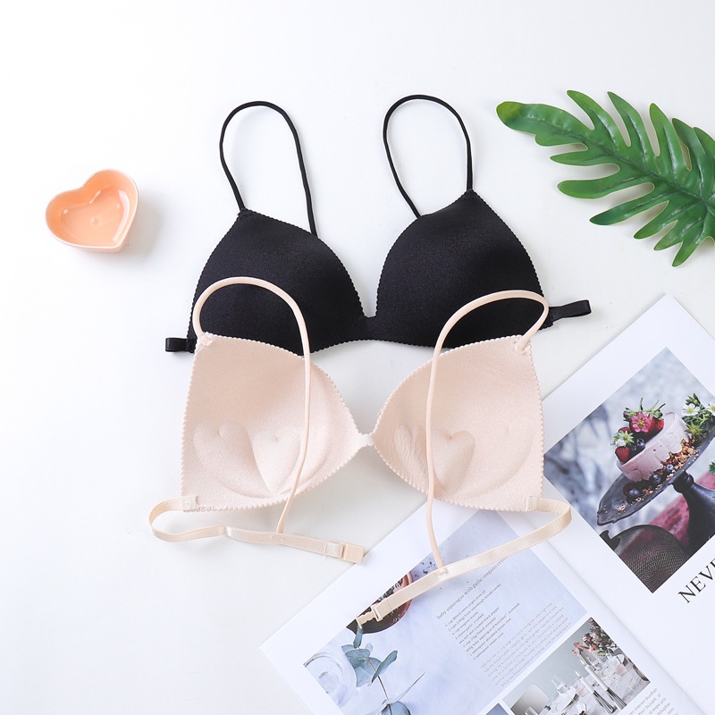 Áo Bra Mút Mỏng Nhẹ Nhàng, Bra Chất Su Mềm Mịn, 2 Dây Mãnh Nữ Tính ZANA BRA B818