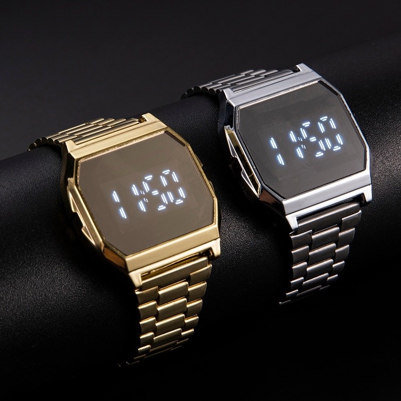 Đồng Hồ Điện Tử Hiển Thị LED Montre Femme Relogio 2021 Cho Cặp Đôi