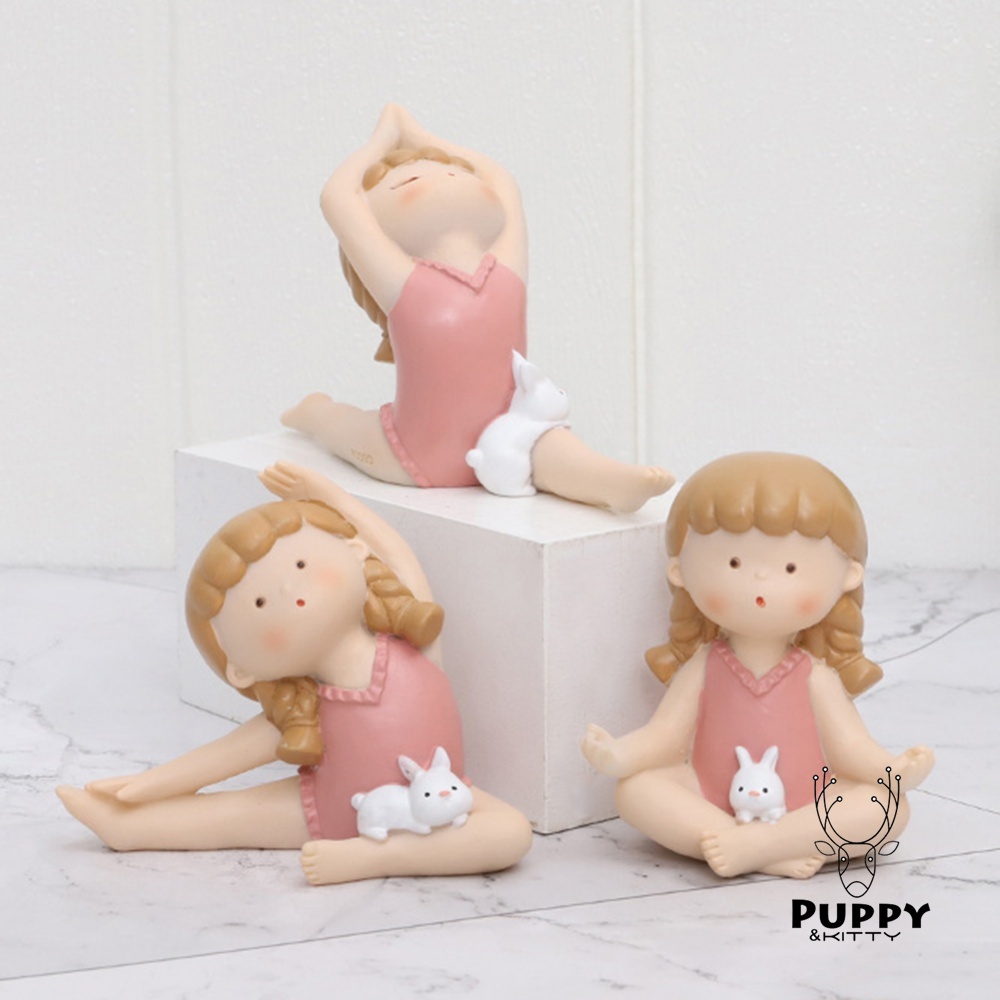 Chú Thỏ Hoạt Hình Tập Yoga Ngộ Nghĩnh Đáng Yêu