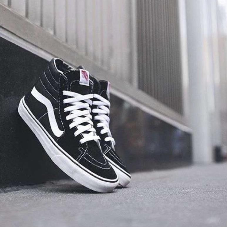 [CHÍNH HÃNG] Giày Vans SK8 Black White