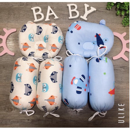 Bộ gối + chặn bông sơ sinh hàng Việt Nam