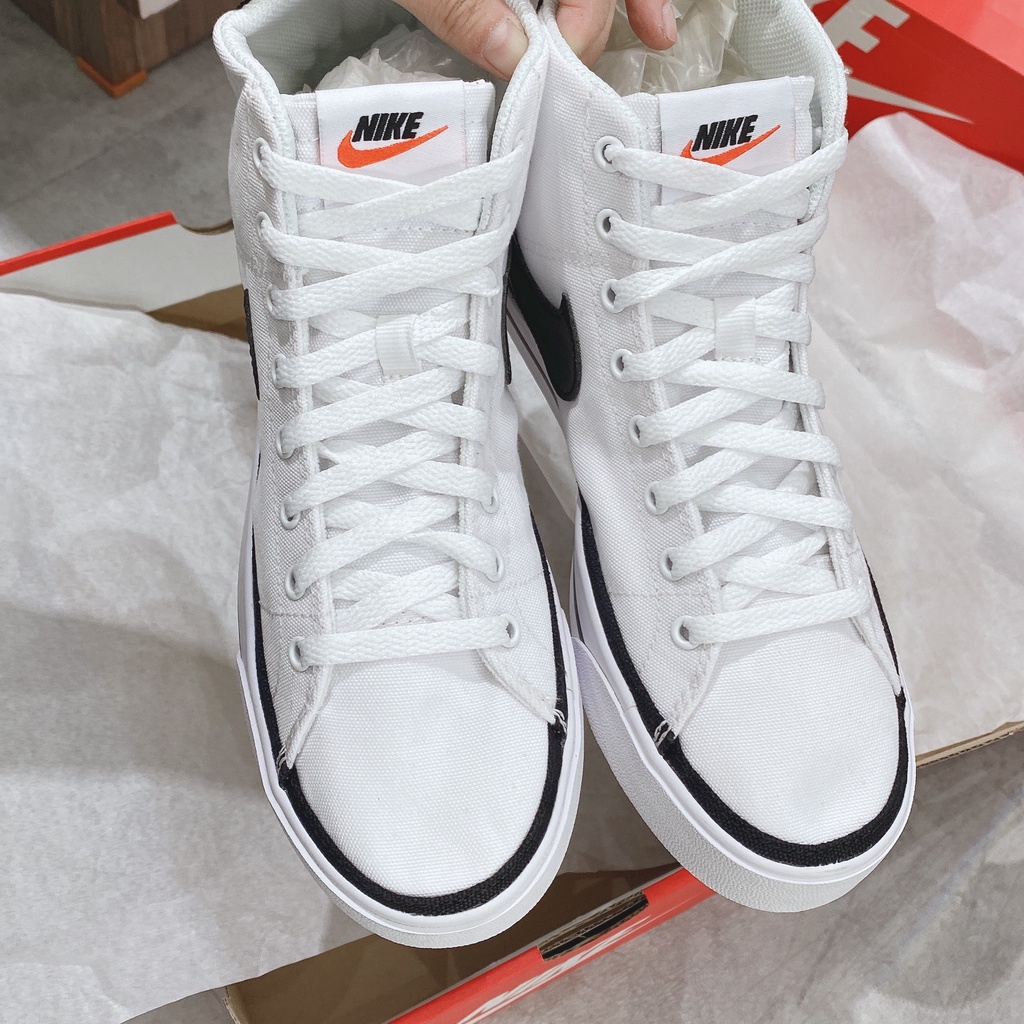 [CHÍNH HÃNG] GIÀY NIKE COURT LEGACY CANVAS MID TRẮNG- *WHITE* - Code: DD0162-100
