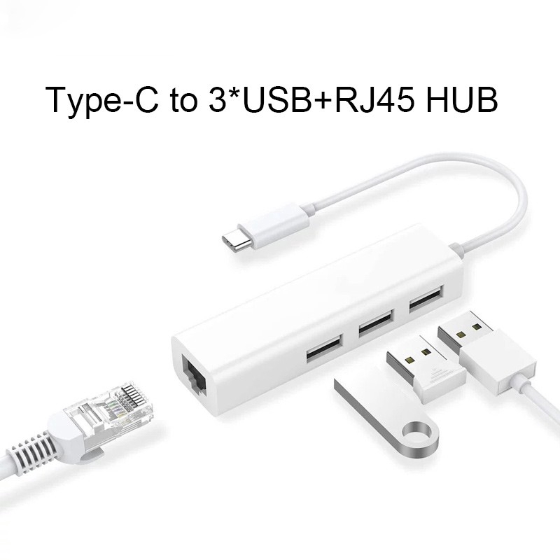 Thiết bị chuyển đổi USB-C USB 3.1 Type C sang USB RJ45 chuyên dụng cho Macbook PC