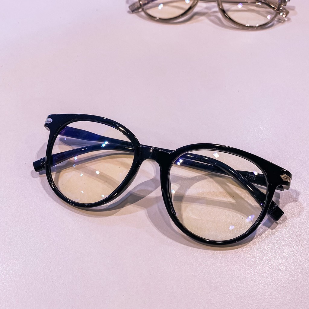 Kính Form tròn Nam Nữ 432 Chất liệu nhựa hàn quốc kiểu dáng hot trend