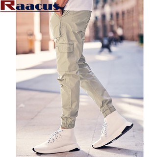 Quần jogger kaki nam túi hộp thời trang hot trend nhiều màu vải thoải mái êm chính hãng Raacus - Q095