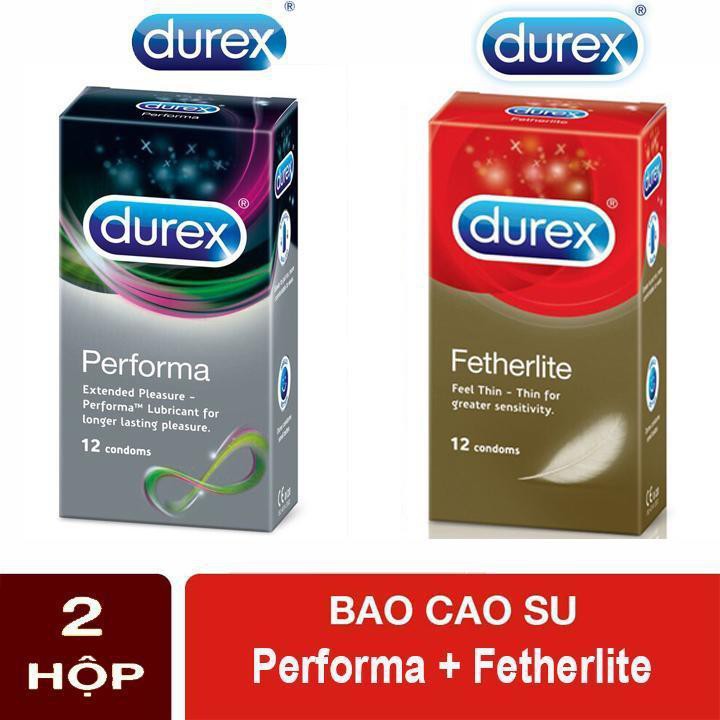Combo 2 hộp Durex kéo dài và siêu mõng