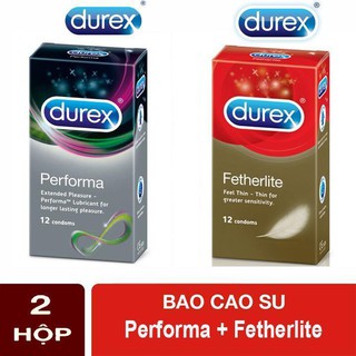 Combo 2 hộp Durex kéo dài và siêu mõng