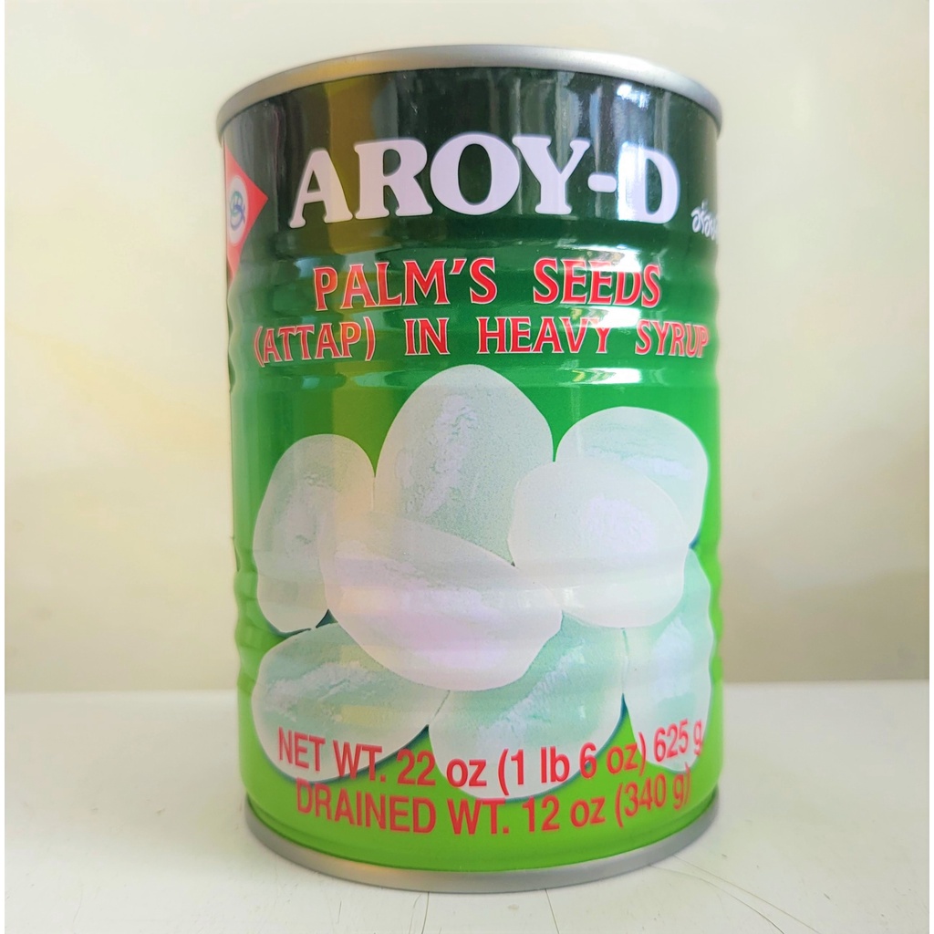 TRÁI DỪA NƯỚC NGÂM NƯỚC ĐƯỜNG  AROY-D Palm’s Seeds  in Heavy Syrup