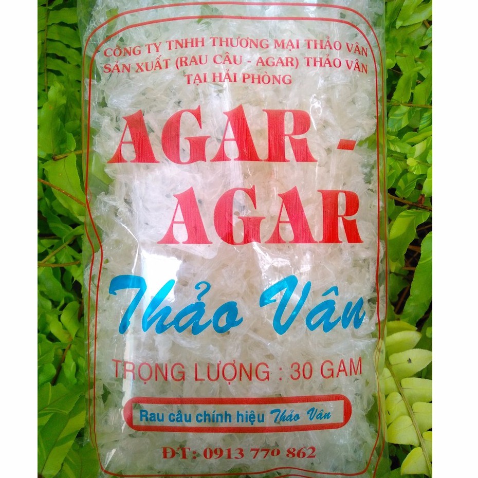 {Giá sỉ 19.000đồng/gói} [combo 40gói x30gr/gói] rau câu sợi Thảo Vân, HSD 2028