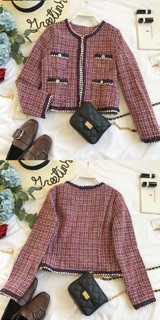 Áo khoác dạ tweed