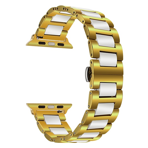 Dây Đeo Đồng Hồ Bằng Sứ + Inox Cho Apple Watch 49mm 45mm40mm 38mm 42mm 44mm iwatch series 8 ultra 7 5 4 3 SE 6 7 41mm 45mm