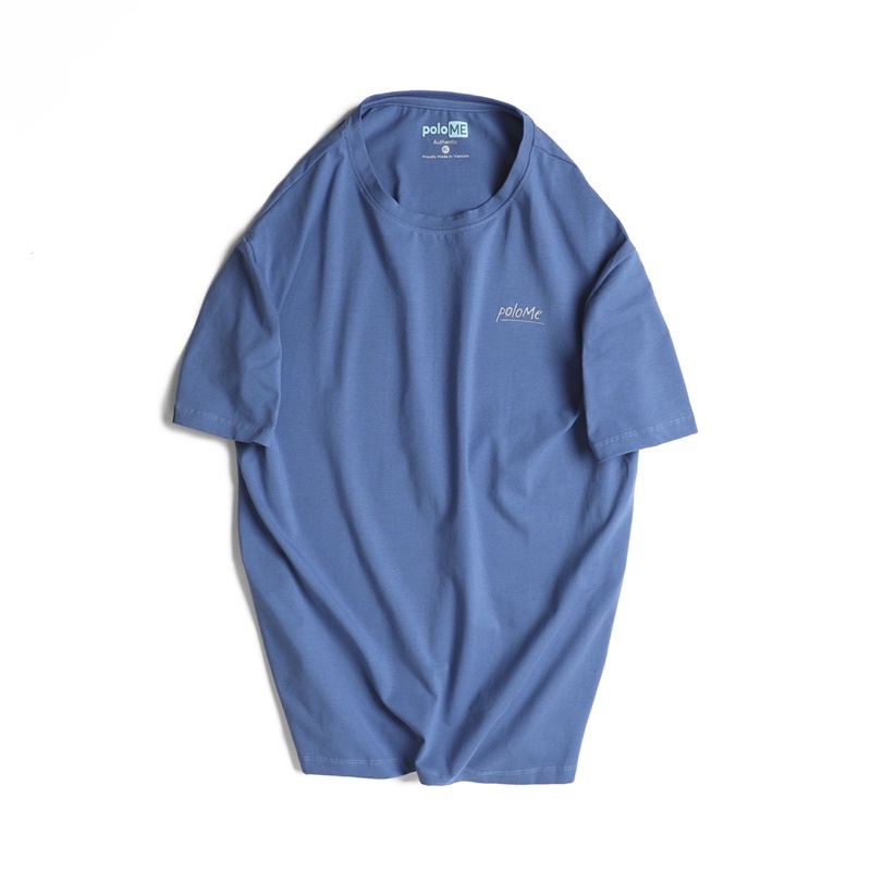 Áo phông nam PoloME 100% Cotton tay ngắn, cổ tròn, form rộng rãi, chất vải mềm mịn, mát tay