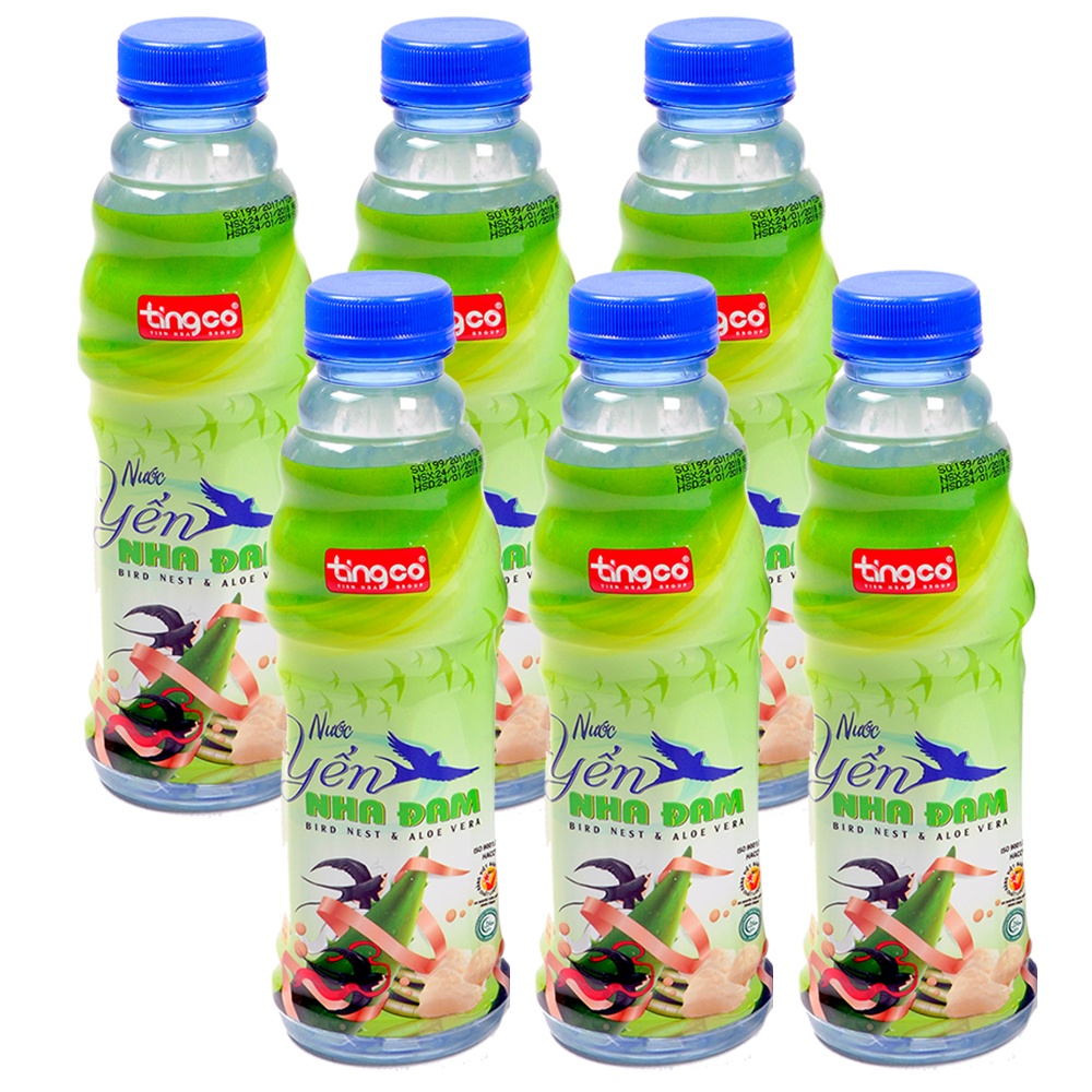 LỐC 6 CHAI YẾN NHA ĐAM TINGO 500ML