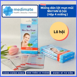 Miếng dán lột mụn cám MAYAN cao cấp (Hộp 4 miếng)
