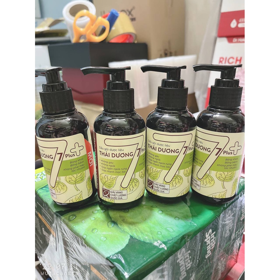 Dầu gội dươc liệu giam gàu Thái Dương 7 Plus 100ml