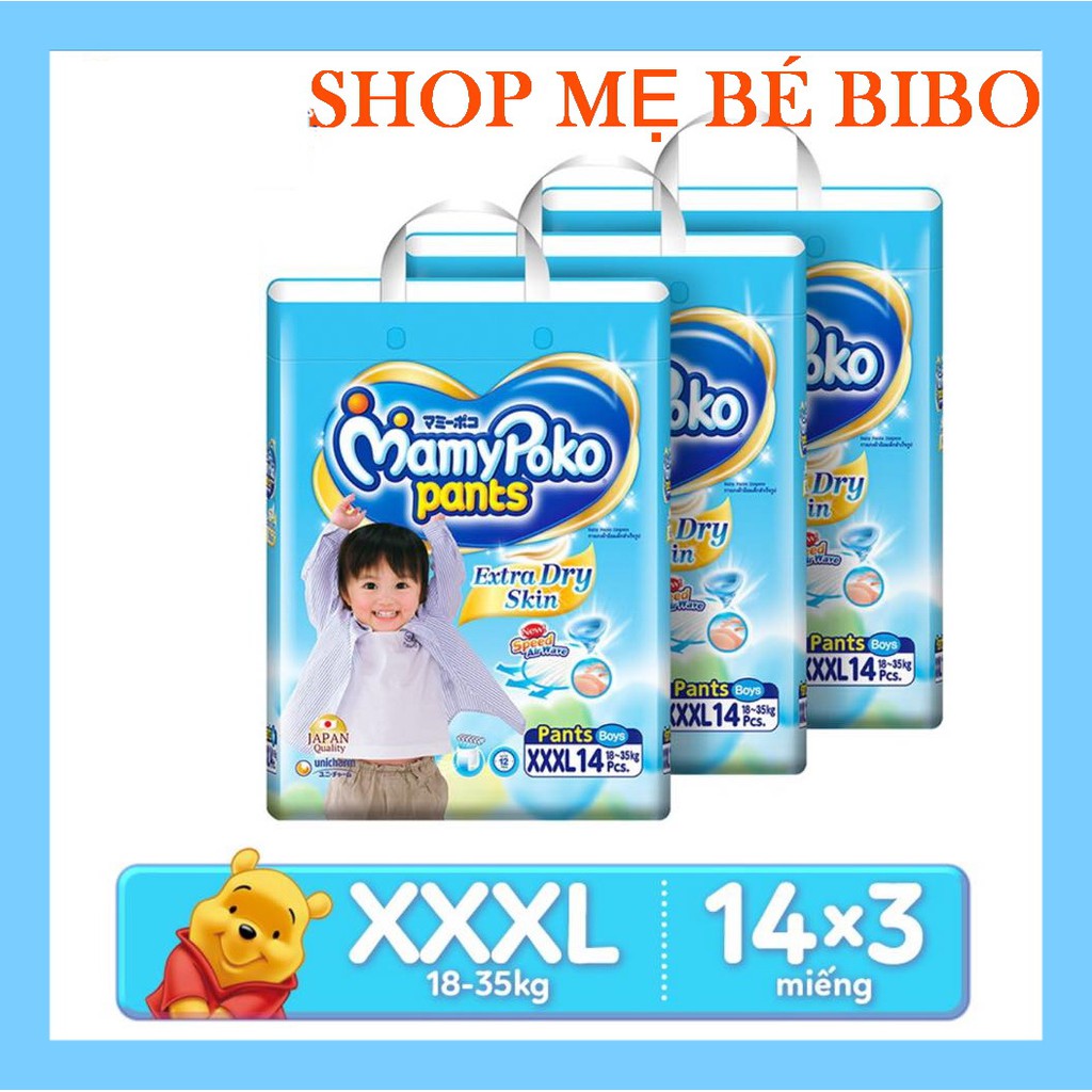 TÃ QUẦN MAMYPOKO XXXL 18-35KG BOYS/GIRLS- NHẬP KHẨU THÁI LAND