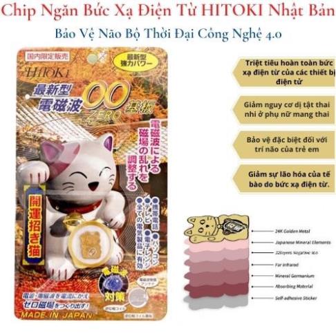 mèo thần tài, chip ngăn bức xạ điện từ, HiToKi, chắn sóng điện từ trên điện thoại, laptop, đồ chơi điện tử trẻ em