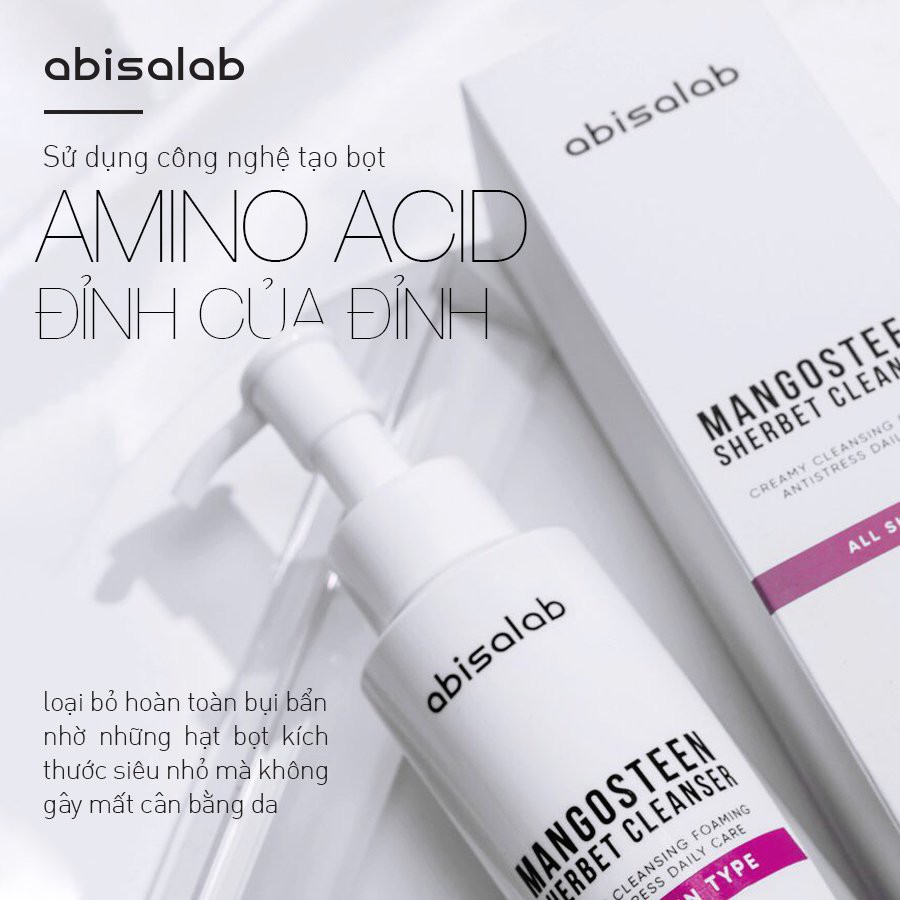 Sữa rửa mặt tạo bọt MANGOSTEEN SHERBET CLEANSER 100g làm sạch sâu, trẻ hóa da. | BigBuy360 - bigbuy360.vn