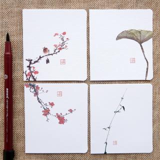 Thiệp Chúc Mừng Phong Cách Trung Hoa Sang Trọng