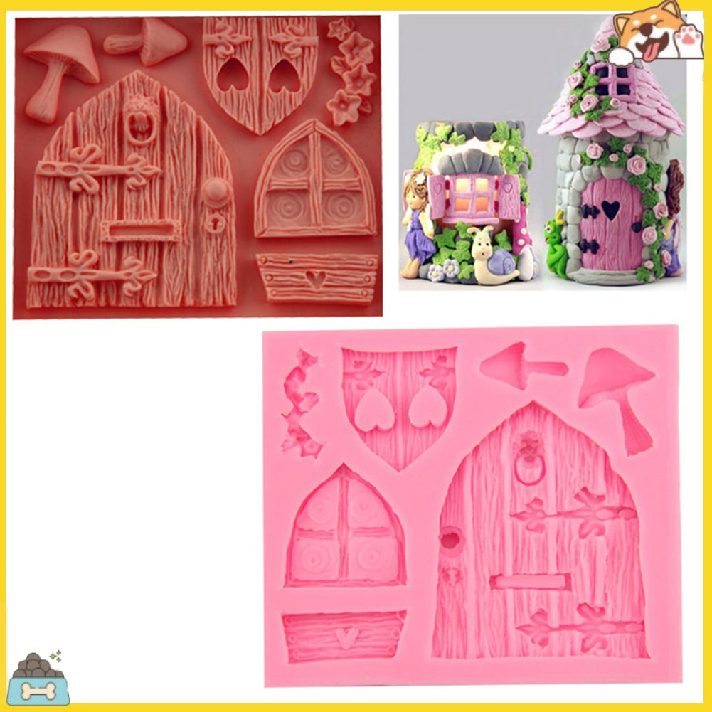 Khuôn silicon làm bánh đa năng tiện dụng hình cánh cửa sổ cổ điển