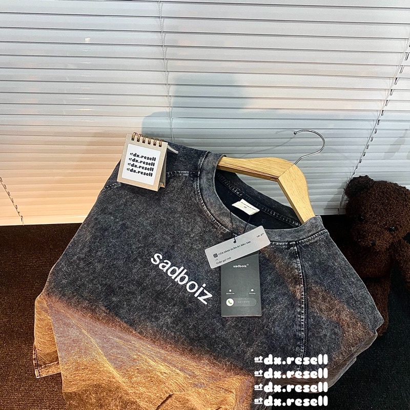 ÁO THUN WASH SADBOIZ DUSTY SIGNATURE TEE SBC (Sadboiz Chính Hãng)