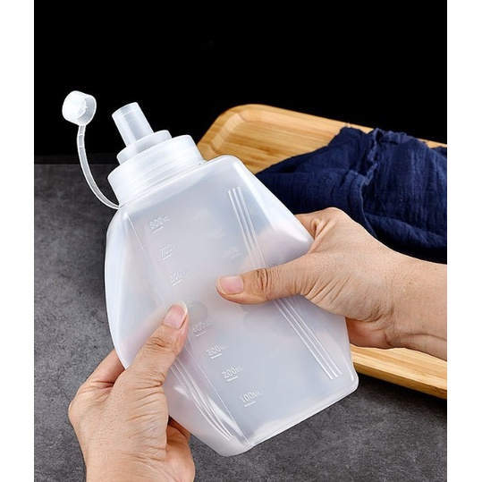 Bình Đựng Sốt Vuông (2 Kích Cỡ)
