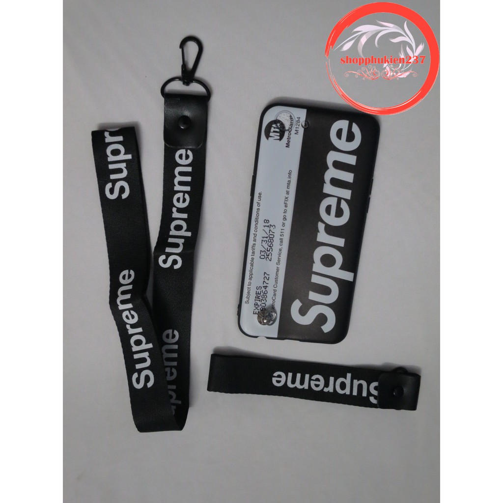 [Freeship toàn quốc từ 50k] OPPO A83 ỐP LƯNG DẺO SUPREME TẶNG KÈM DÂY ĐEO