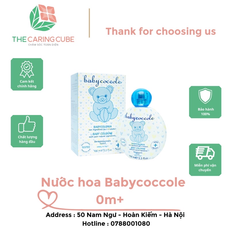 Nước hoa dành riêng cho em bé từ sơ sinh - Baby coccole