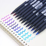 Tone Tím Xanh - Bút cọ 2 đầu Tombow Dual Brush Pen ABT