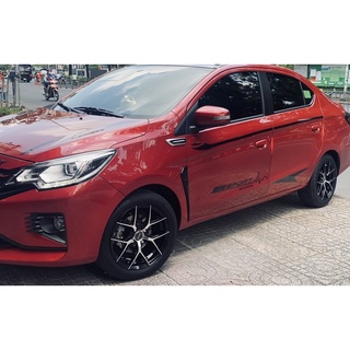 Mâm/Lazang độ đẹp 15inch cho Vios/Kia Morning/Attrage/Fadil
