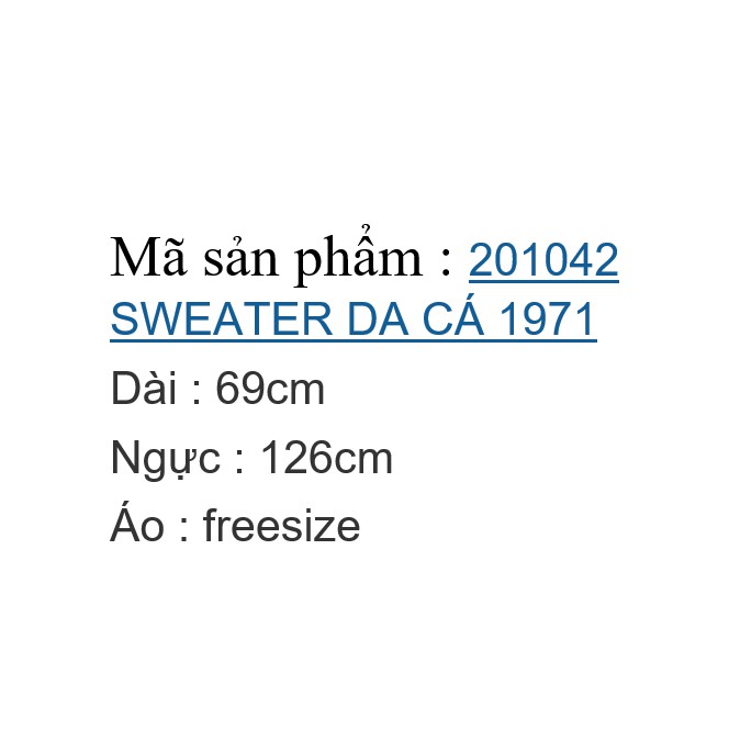 201042 Áo sweater nỉ da cá 1971 - áo nỉ ulzzang nữ freesize | BigBuy360 - bigbuy360.vn