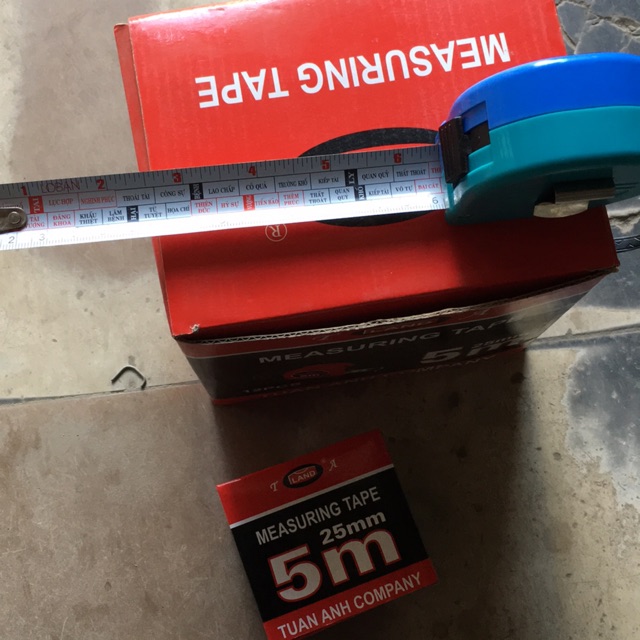 Thước 5m và 7,5m bản to LOBAN ( thước phong thủy )