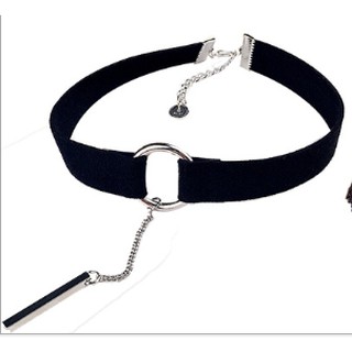 Choker tròn dây xích cá tính - có hình thật
