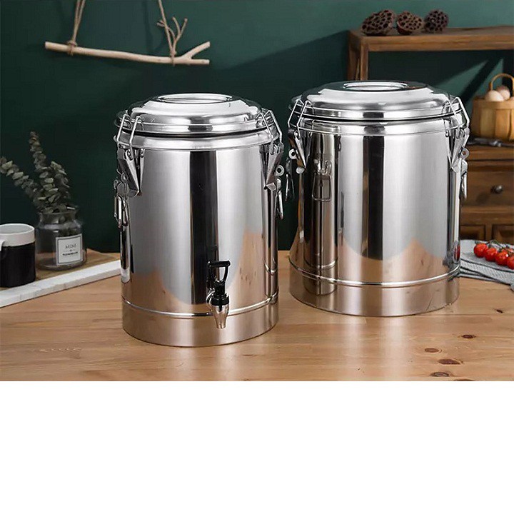 BÌNH Ủ TRÀ SỮA GIỮ NHIỆT INOX 304 RUIJIA  20L