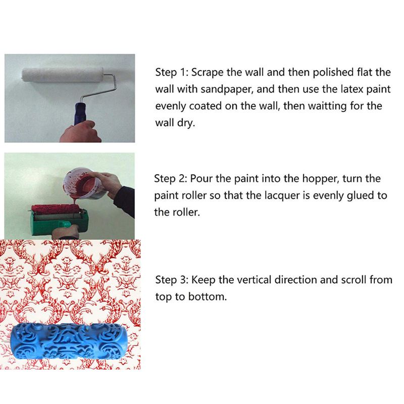 Cây Lăn Sơn 5 Màu Bằng Cao Su DIY