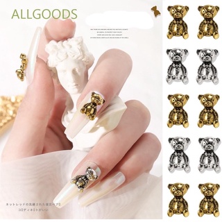 Charm gấu xinh trang trí móng nail