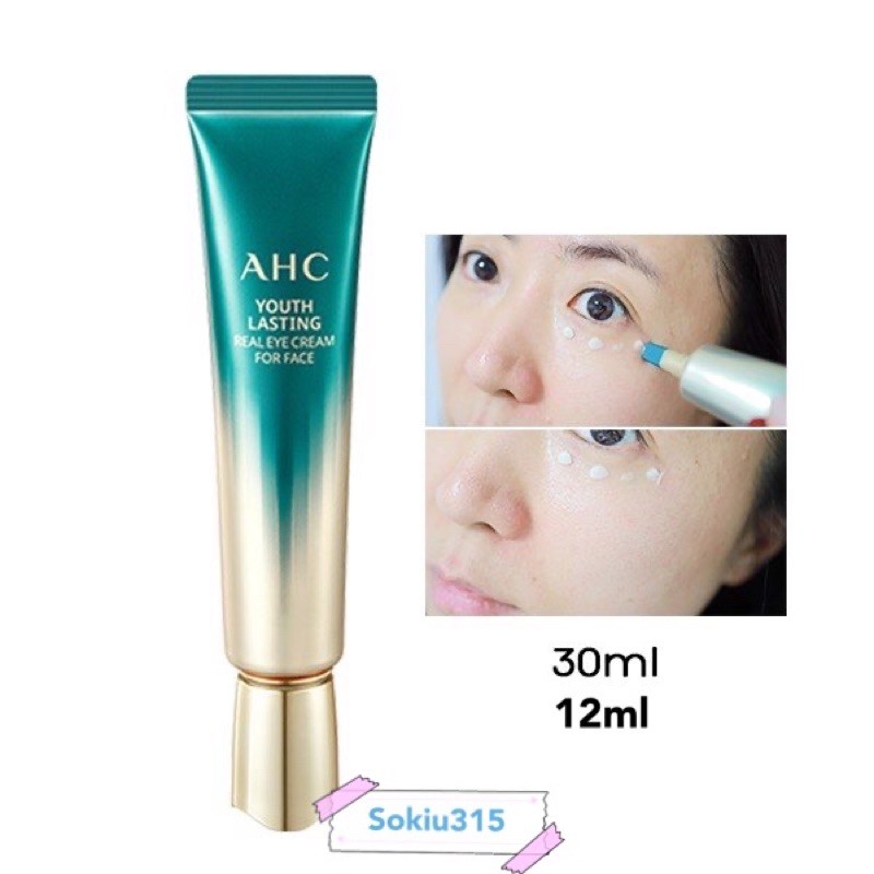 Kem Mắt AHC Time Rewind Real Eye Cream For Face