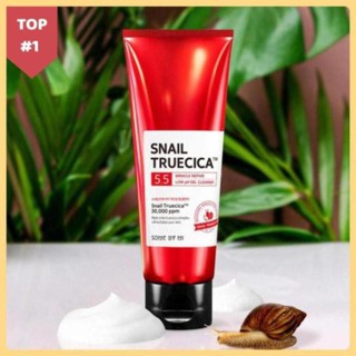 Sữa rửa mặt ốc sên snail truecica some by mi fullsize 100ml