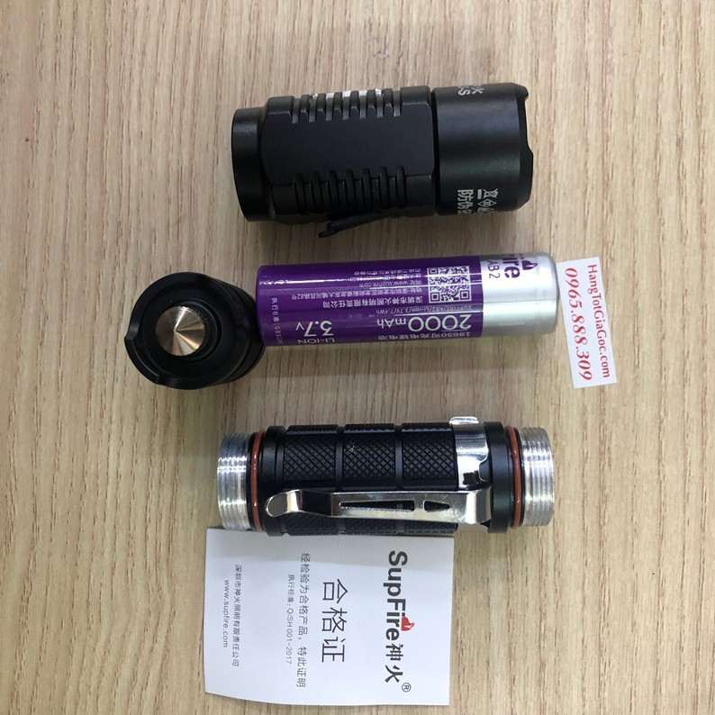 Đèn pin siêu sáng Supfire A3 – S bóng 10w chính hãng cực đẹp –