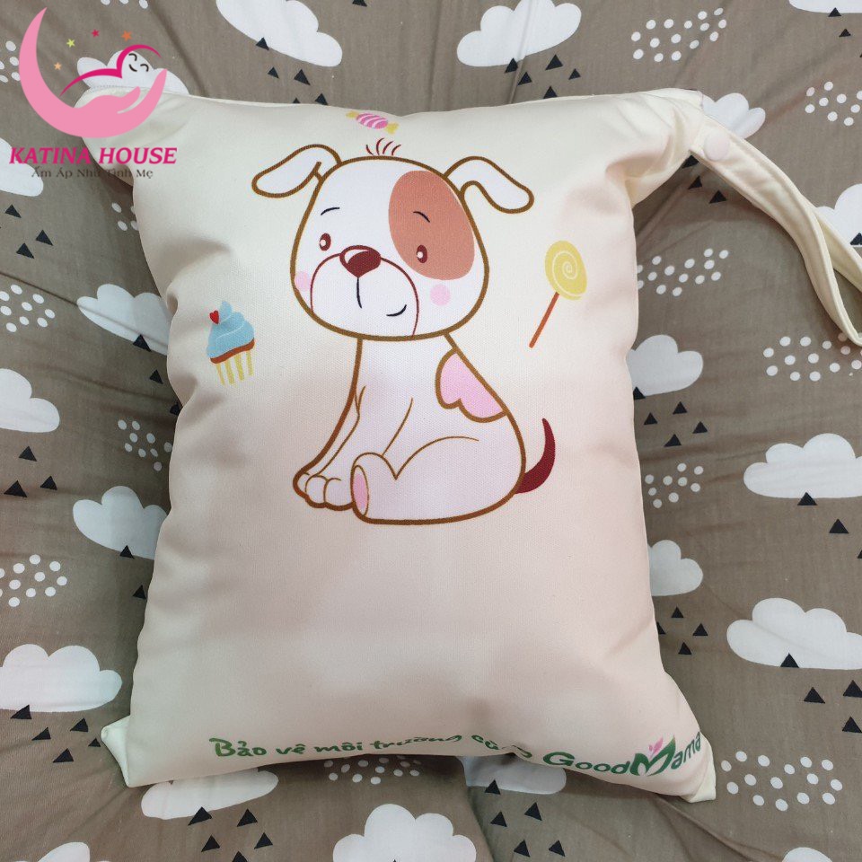 Túi đựng đồ chống thấm nước Goodmama 28x35cm, không mùi, dai bền, thân thiện với môi trường