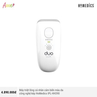 Máy triệt lông cảm ứng màu da công nghệ kép IPL-HH390 LUX [BẢO HÀNH CHÍNH HÃNG HOMEDICS 2 NĂM]