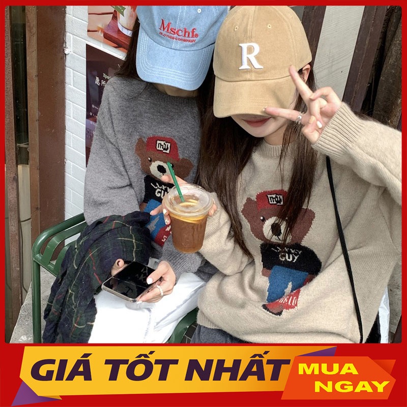 Áo Len Gấu Siêu Hót Dày Dặn Hàng Loại 1 M1039