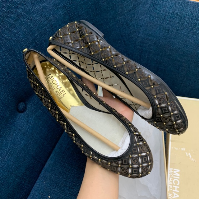 [CLEARANCE 600K size 36 - nhập mã PUMI800] - Giày Authentic Michael Kors Gabriella Ballet Black